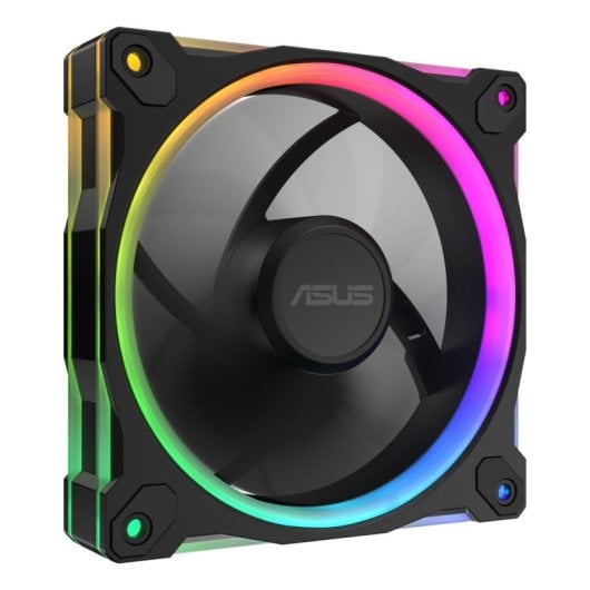 Ventilateur ASUS Prime MR120 Noir ARGB 12 cm, Compatible PWM, 1 LED Multi