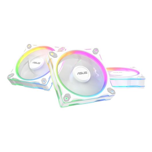 Ventola ASUS Prime MR120 White ARGB 120mm 1600 RPM 3 Pezzi Ventola ASUS Prime MR120 White ARGB 120mm 1600 RPM 3 Pezzi