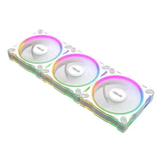 Ventola ASUS Prime MR120 White ARGB 120mm 1600 RPM 3 Pezzi Ventola ASUS Prime MR120 White ARGB 120mm 1600 RPM 3 Pezzi