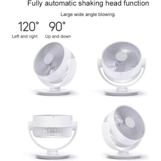 Ventoinha de Sobremesa Xiaomi Smart Desktop Air Circulation Fan 18W 100 Velocidades Silenciosa Wi-Fi