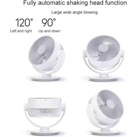 Ventilador Xiaomi Circulación Aire Escritorio Smart EU 100 Niveles, 28,4 dB, USB-C, 10m Alcance