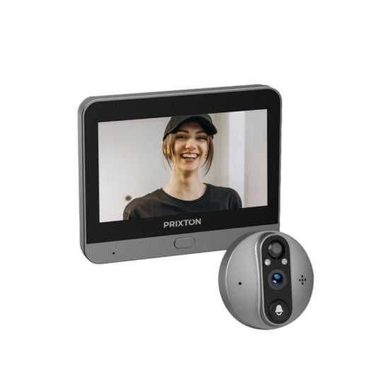 Visor WiFi Smart Guard DV50 160º 1080p PIR Visão Noturna Audio Bidirecional 5000mAh SD 64GB