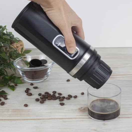 Cafetera portátil PRIXTON Roma 15 bar 80ml batería 7500mAh USB tipo C molido/cápsulas