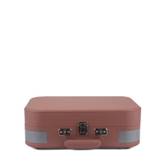 Prixton Mala Gira-Discos Bluetooth com 2x Altifalantes 5W, Digitalizador, USB, SD, RCA e FM Rubi