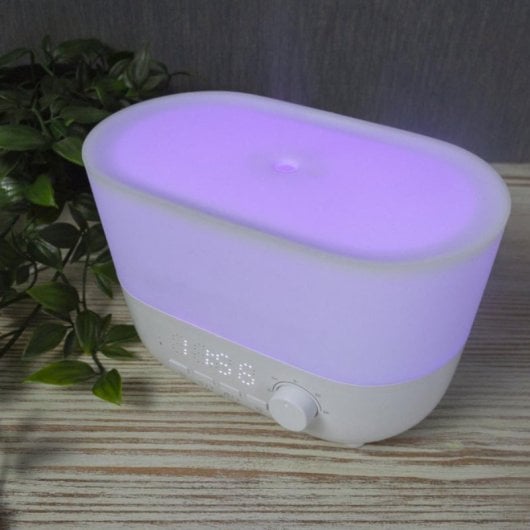 Humidificador PRIXTON Aroma Connected Altavoz Bluetooth Despertador Luz LED 7 Colores