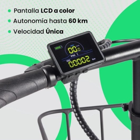 Bicicleta eléctrica YOUIN Praga Pro BK1850 plegable aluminio correa Gates 250W 60km FAT