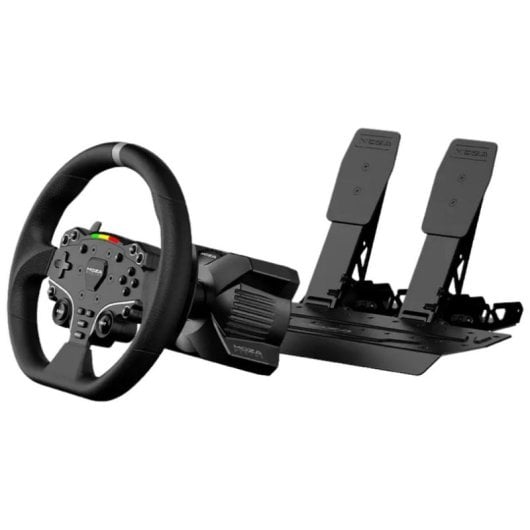 Volant Moza RS074 Volant + Pédales PC Couleur Noire Matériau Métallique