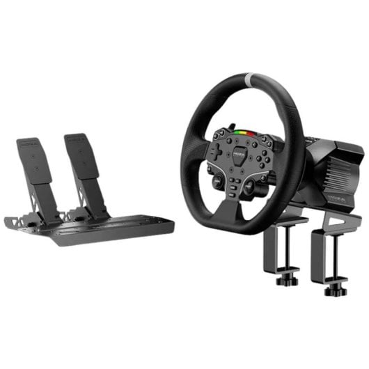 Volant Moza RS074 Volant + Pédales PC Couleur Noire Matériau Métallique
