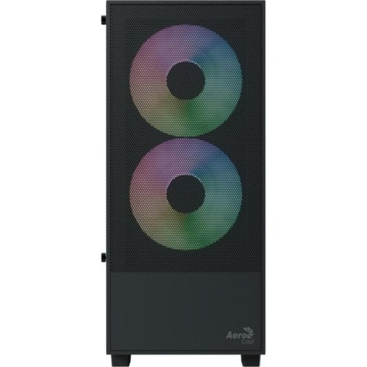 AeroCool B508A Semitorre ATX com Lateral Vidro Temperado e 5x Ventoinhas ARGB Preta