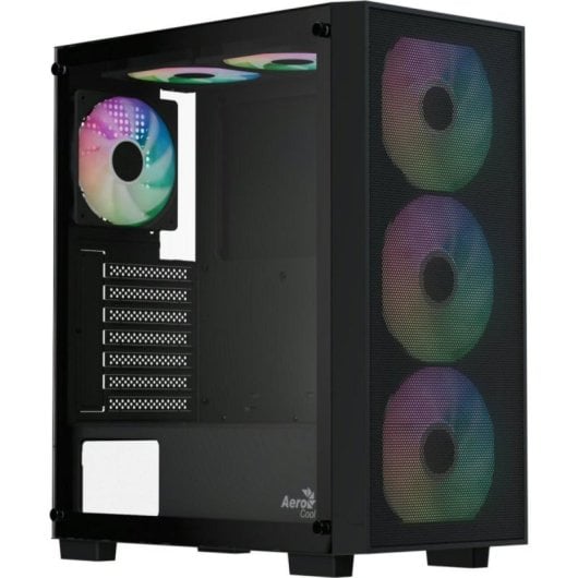 Torre Gaming AeroCool B509A ATX 6 Ventiladores ARGB Vidrio Templado Negra