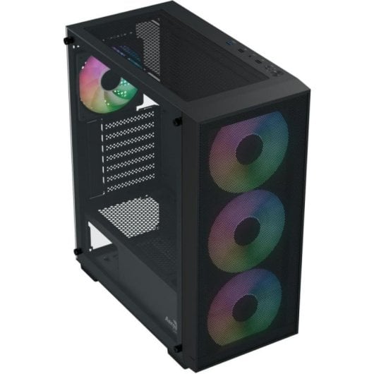Torre Gaming AeroCool B509A ATX 6 Ventiladores ARGB Vidrio Templado Negra