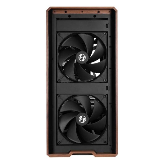 Case Lian Li Lancool LAN217X Nero Legno ATX Vetro Temperato Acciaio Midi Tower USB 3.2