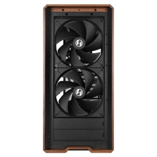 Torre Lian Li Lancool LAN217X Negra Madera ATX Vidrio Templado Acero Midi Tower USB 3.2