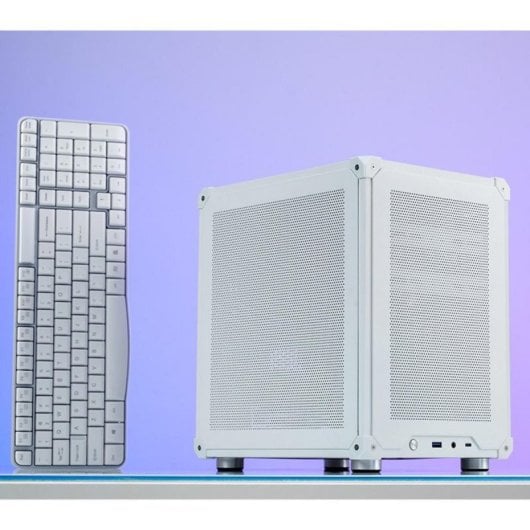 Caja PC Jonsbo C6 Mini Tower Blanco Acero ITX Micro ATX Gaming Compacta