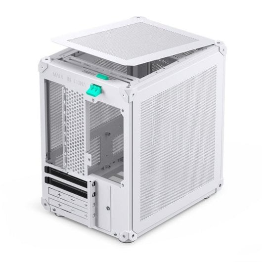 Caja PC Jonsbo C6 Mini Tower Blanco Acero ITX Micro ATX Gaming Compacta