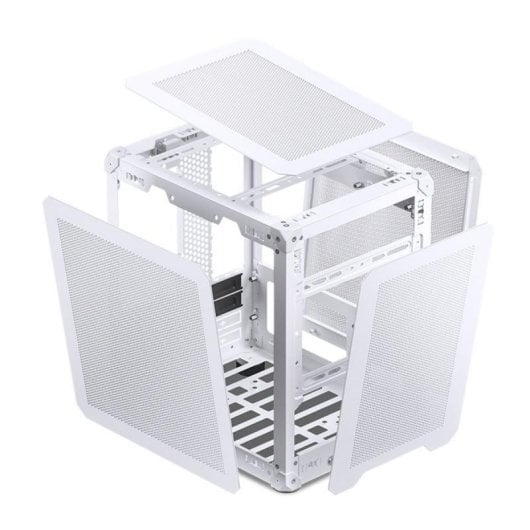 Caja PC Jonsbo C6 Mini Tower Blanco Acero ITX Micro ATX Gaming Compacta