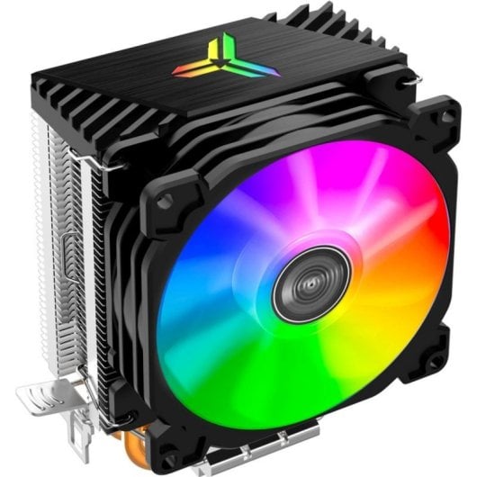 Jonsbo CR-1200 Cooler de CPU 92mm LED RGB com 2 Heatpipes para Intel/AMD Preto