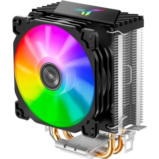 Jonsbo CR-1200 Cooler de CPU 92mm LED RGB com 2 Heatpipes para Intel/AMD Preto