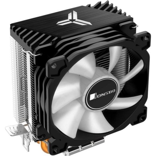 Jonsbo CR-1200 Cooler de CPU 92mm LED RGB com 2 Heatpipes para Intel/AMD Preto