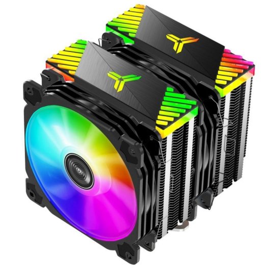 Enfriador Jonsbo CR-2000GT 12 cm 700-1500 RPM LED Multi Ventiladores 4-Pin