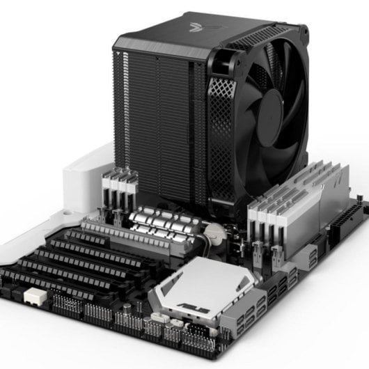 Jonsbo HX6250 Cooler de CPU 140mm 1800RPM TDP 250W com 6 Heatpipes Preto