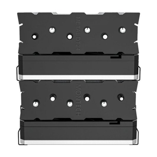 Refrigerador de aire Montech METAL DT24 BASE 12 cm 800-1950 RPM 2 Stück Schwarz