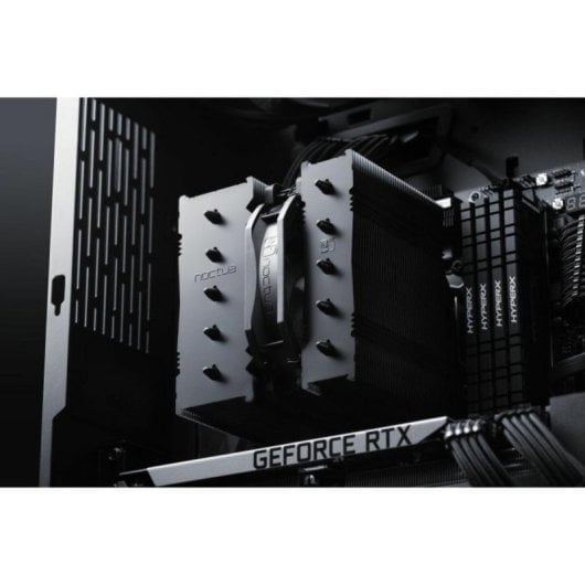 Disipador CPU Noctua NH-D12L chromax.black 120mm 2000 RPM PWM Altura Reducida Negro