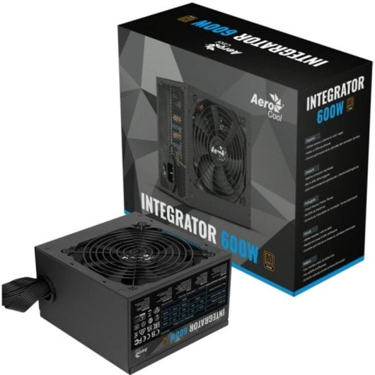 Aerocool Integrator Fonte de Alimentação ATX 600W 80 Plus Bronze