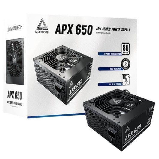 Fonte de Alimentação Montech APX650 650W Certificação 80 PLUS White ATX