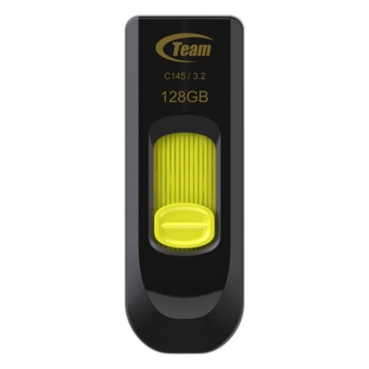 Memoria USB Team Group TMUC145128G 128GB USB 3.2 Gen 1 Slide Negro Amarillo