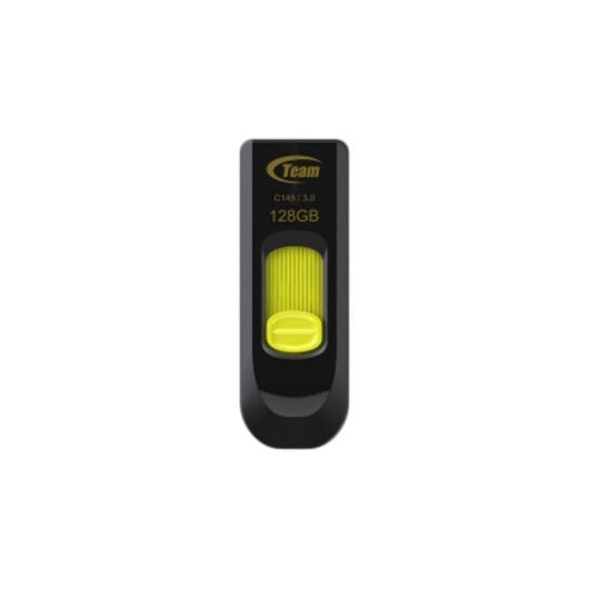 Memoria USB Team Group TMUC145128G 128GB USB 3.2 Gen 1 Slide Negro Amarillo