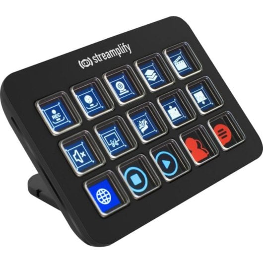 STREAMING DECK ONE avec 15 touches LCD personnalisables et support pliable
