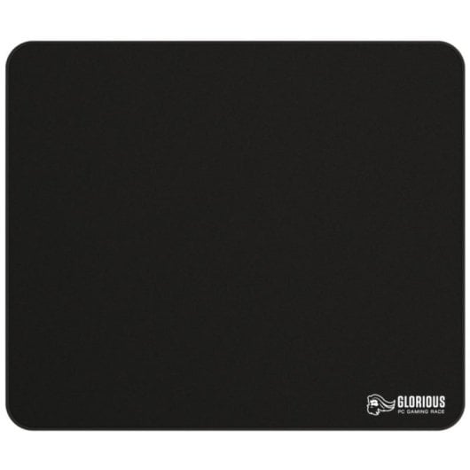 Alfombrilla de ratón Glorious Gaming G-L Negro Tela Caucho Base Antiderrapante