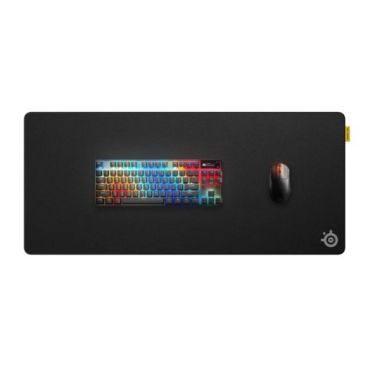 Alfombrilla de ratón Steelseries 63435 Negro Monocromo XL Base Antiderrapante