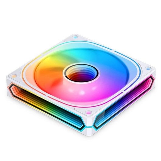 Ventilateur Jonsbo FR-505WR 12 cm 800-1800 RPM LED RGB Blanco