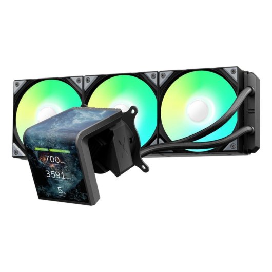 Refrigeration Liquide Tryx Panorama SE 360 ARGB 6.5" AMOLED 3 Ventilateurs