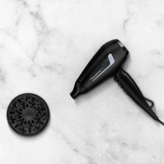 Sèche-cheveux Ionique Professionnel Rowenta CV8810F0 Pro Expert 2100W 3 Températures 2 Vitesses avec Diffuseur Noir