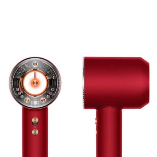 Sèche-cheveux Dyson Supersonic HD16 1600 W rouge avec moteur multiplicateur d'air Hyperdymium