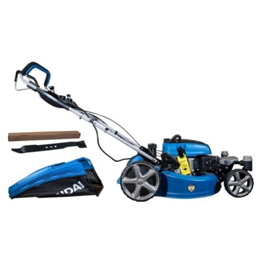 Cortacésped Gasolina Autopropulsado 196CC 6,5 HP Arranque Eléctrico Mulching Giro 360º