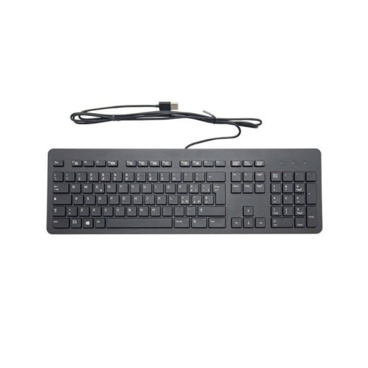 Teclado HP Slim Business USB Español Completo Teclas Membrana Negro PC/Laptop