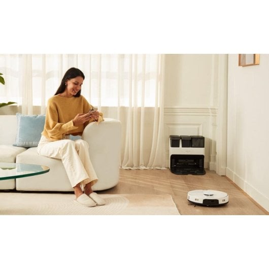 Robot Aspirador Roborock S7 Pro Ultra com Bolsa para o Pó, Fregona e Estação de Carga