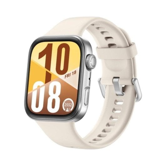 Huawei Watch Fit 4 GPS NFC 38mm AMOLED Silber Weiß M 5ATM SpO2 Herzfrequenz Schlaftracking