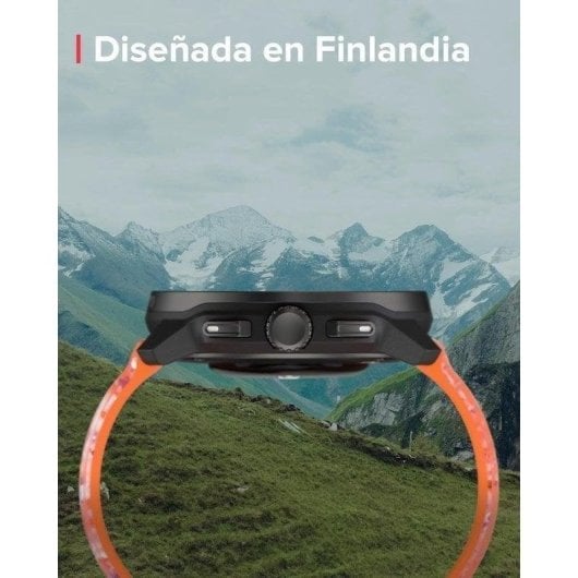Suunto Race S Bluetooth GPS 45mm Noir Bracelet Silicone Orange SpO2 Étanche 5ATM
