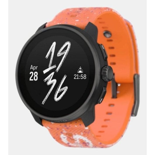 Suunto Race S Bluetooth GPS 45mm Noir Bracelet Silicone Orange SpO2 Étanche 5ATM