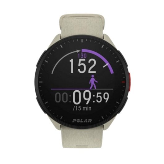Smartwatch Polar Pacer GPS MIP 1.2" 240x240 265mAh Silikon Weiß