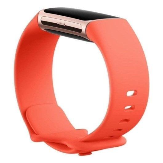 Bracciale attività Fitbit Charge 6 AMOLED GPS NFC Bluetooth Coral 7 giorni Monitoraggio Salute Avanzato