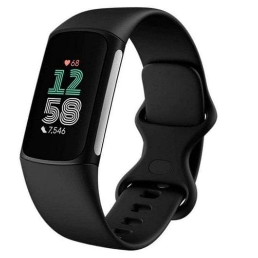 Bracciale attività Fitbit Charge 6 AMOLED GPS NFC Bluetooth AMOLED Nero 7 giorni cardio SpO2