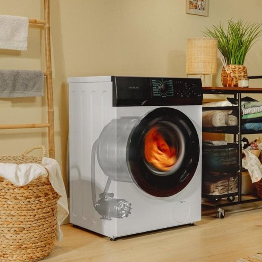 Lavadora Cecotec Bolero DressCode 8300 Inverter A 8kg 1400rpm Motor Inverter Plus Vapor