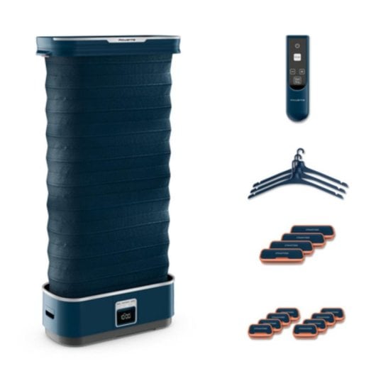 Vaporizador erguido Rowenta Care For You First 1.2L 1500W Elimina arrugas y desinfecta compacto