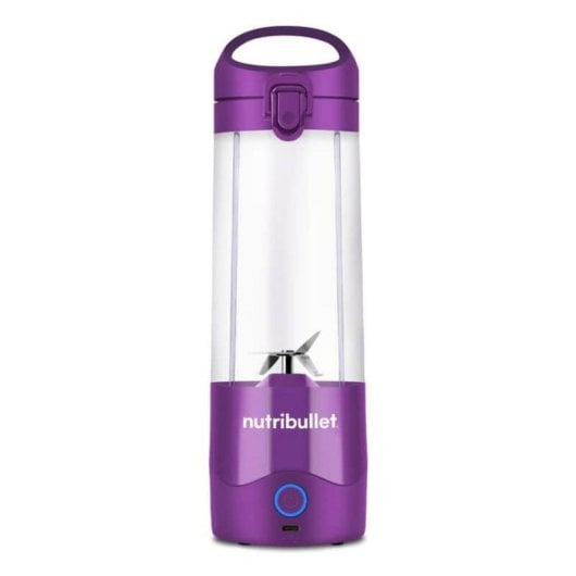 Liquidificador Portátil NutriBullet NBP003PU 475ml Tritan USB-C 2000mAh Picador de Gelo Púrpura